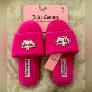 Juicy Couture slide slippers Hot Pink